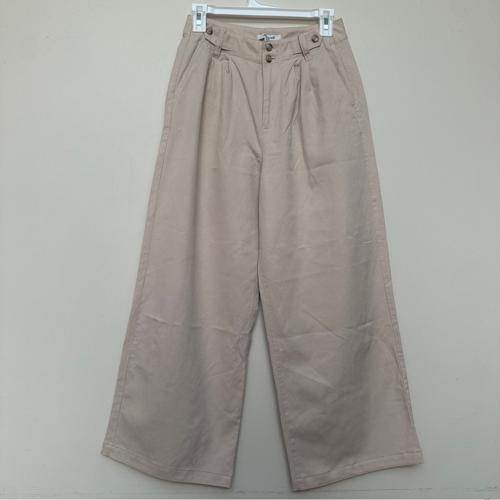 Madewell Harlow Wide Leg Pants Size 0P - Harvest Moon - Picture 2 of 13